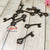 Vintage Heart Metal Keys - 10pcs/pack