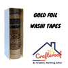 Gold Foil Washi Tapes - 10 Tapes