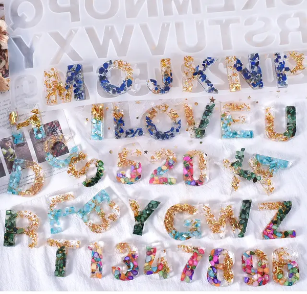 ABCD Keychain Resin Mould