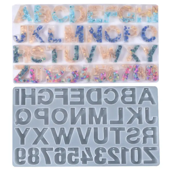 ABCD Keychain Resin Mould
