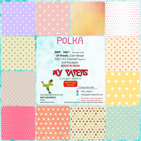 Polka - 12*12 Paperpack