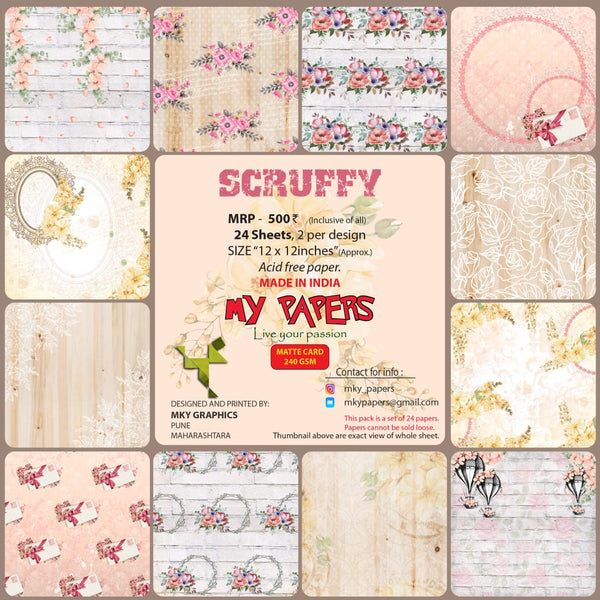 Scruffy -12*12 Paperpack