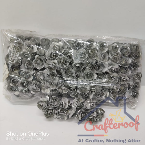 Silver Paper Flower