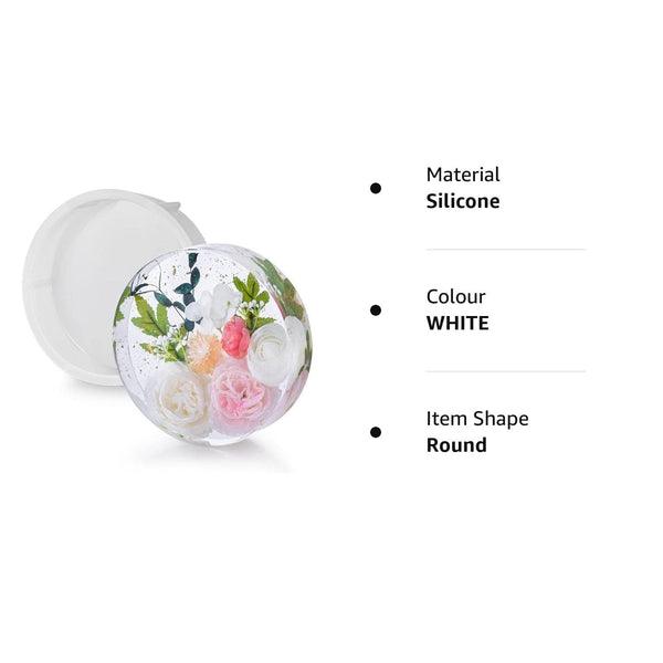 Circle Deep Height Resin Silicone Mould for Preserve Garland