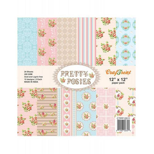 Pretty Posies - 12*12 Paperpack