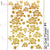 3D Gold - Flower #4 - Transfer Me