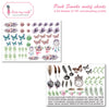 Pink Smoke Motif Sheet
