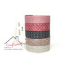 Designer Basic Washi tapes #5 – 5tapes/set