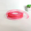 Neon Pink Organza Ribbon - 1/2 inch