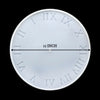 Roman Number Clock Mold 12 inch