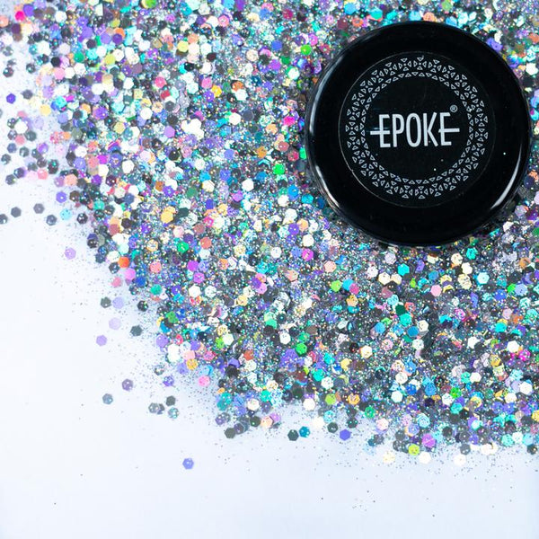 Silver Holographic Glitter(G2) - Mix- 15g