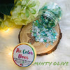 MINTY OLIVE SEQUIN