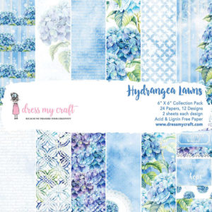 Hydrangea Lawns – 6″X6″ Paper Pad
