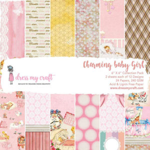 Charming Baby Girl – 6″ x 6″ Paper Pad