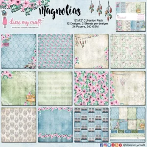 Magnolias – 6″ x 6″ Paper Pad