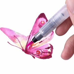 DOMS Soft Tip Multicolour 14Pc Plastic Brush Pens,Line Size0.3MM