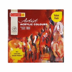 Camel Artist Acrylic Colours – 18 x 20 ML