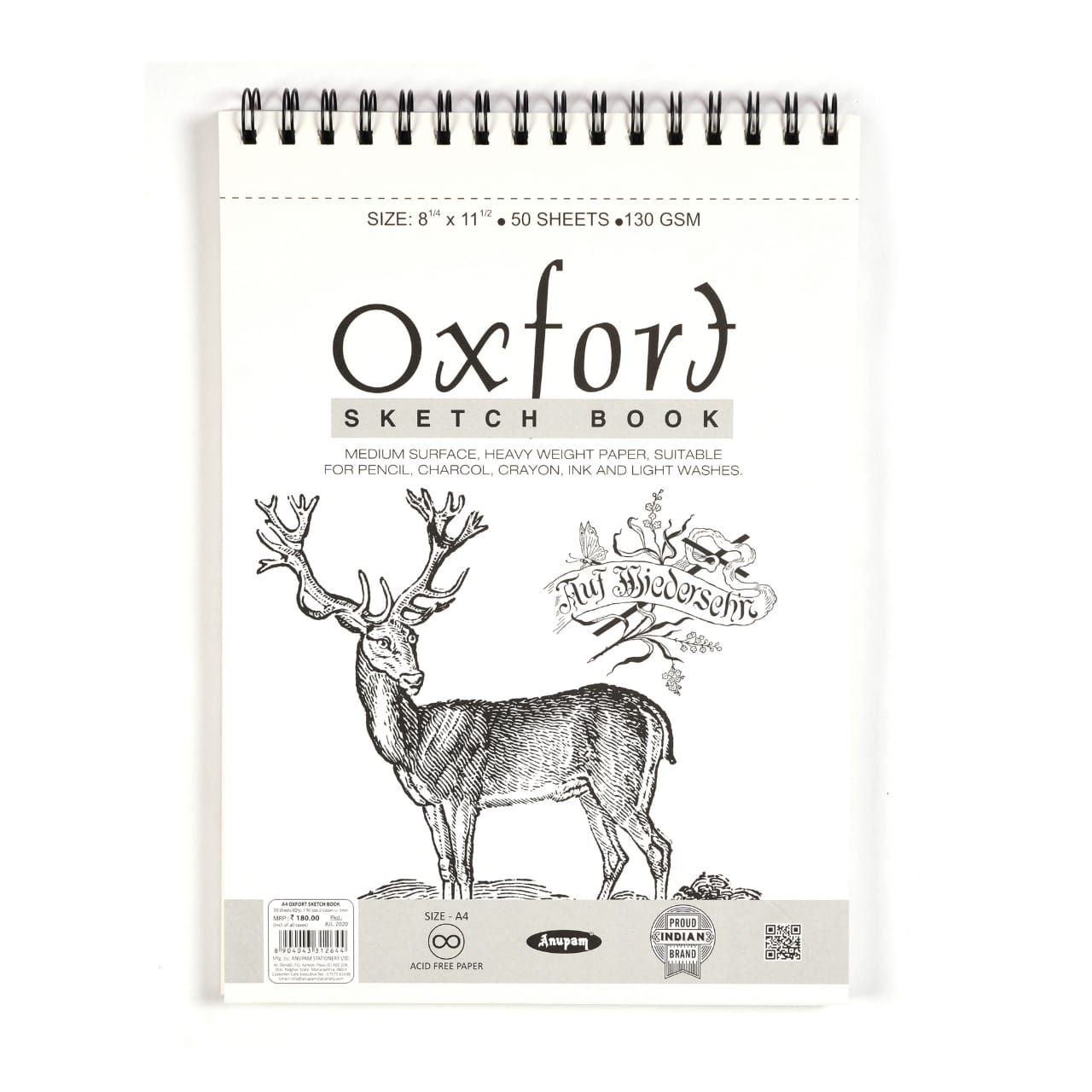 Anupam A3 Oxfort Sketch Book  Crosswordin