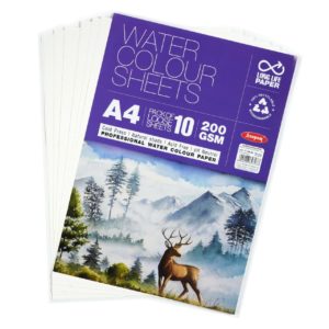 A4 Water Color Sheet – 200 GSM