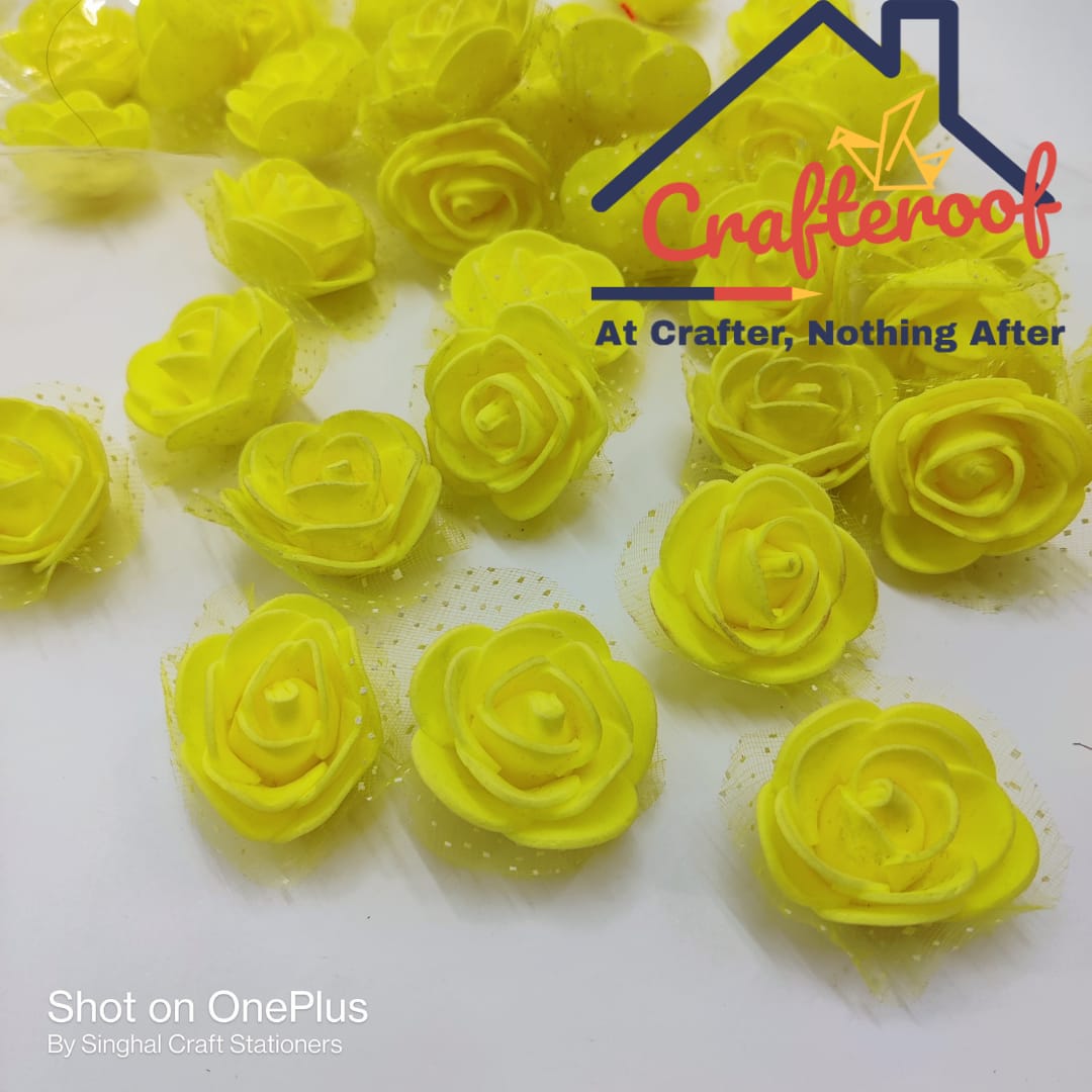 Yellow Foam Flower - Big Archives - Crafteroof