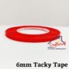 6 MM Red Tacky Tape - Double side Adhesive Tape