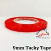 9 MM Red Tacky Tape use aS DOUBLE SIDED ADHESIVE TAPE