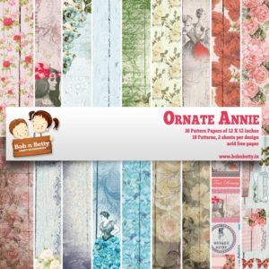 Ornate Annie Paper Pack 12”X12”, 36/Pkg