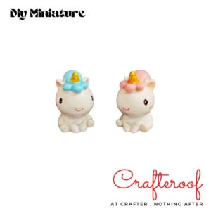Unicorn 2pc -Miniature