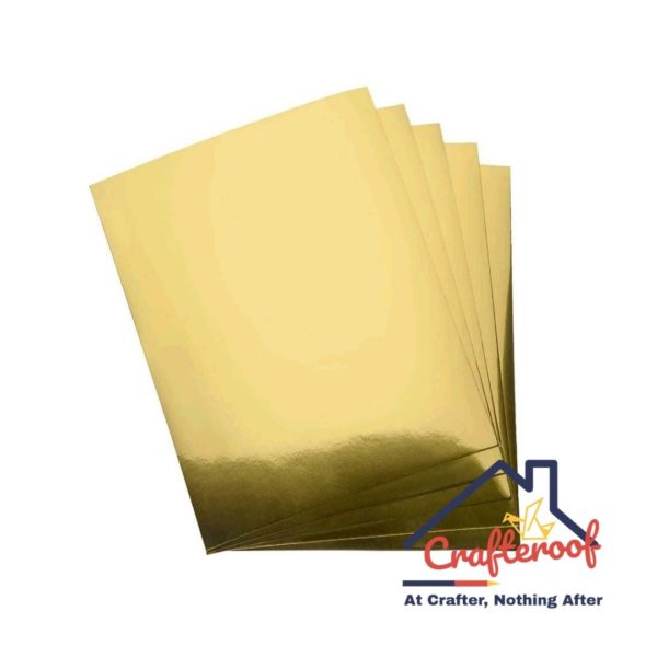Golden Cardstock 12*18 inch -10 Sheet