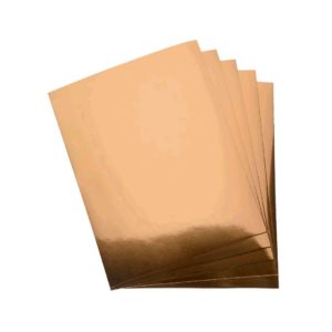 A3 Rose Gold Mirror Cardstock – 10 Sheet