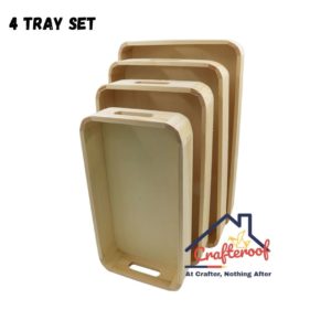 Rectangle Tray Set – 4pc set