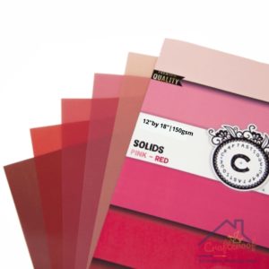 12″ by 18″ Vellum | Pink – Red