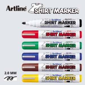 Artline Shirt Marker#2 – 6pc set