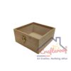 6*6 mdf box transparent lid