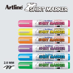 Artline Shirt Marker – 6pc Set