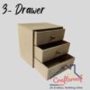 three drawer box