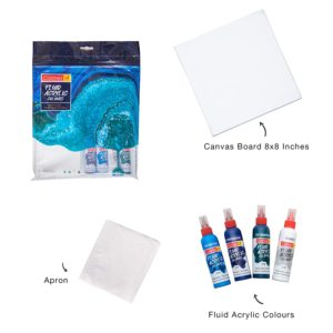 Camel Fluid Acrylic Kit – Aqua Series