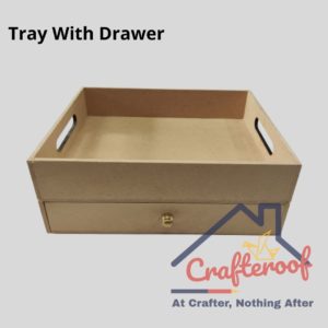 Tray with Drawer (+Brass Knob)