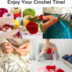12pc Crochet Hooks Knitting Needles Craft Yarn 2-8mm
