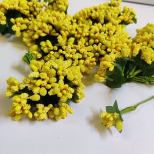Yellow Pollen flower-144pc