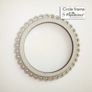 Circle Frame-3d Shaker Card