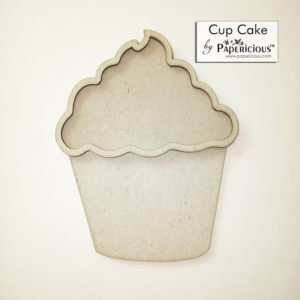 Cup cake- Shaker Card