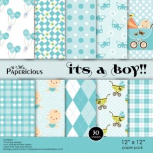 Its a Boy -12*12 Paperpack