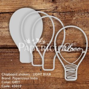 Light Bulb – 3D Shaker Card