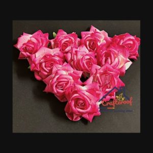 Light Pink Fabric Rose-10pcs/pack