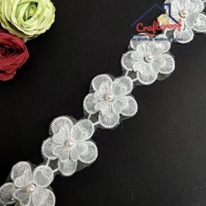 Flower Lace – White