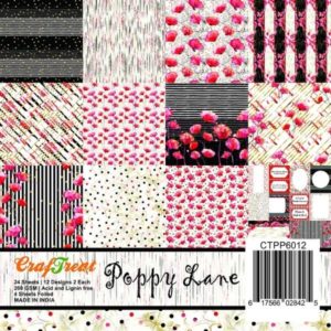 POPPY LANE PAPER PACK 12X12 INCHES