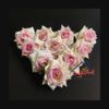 creamish pink fabric rose