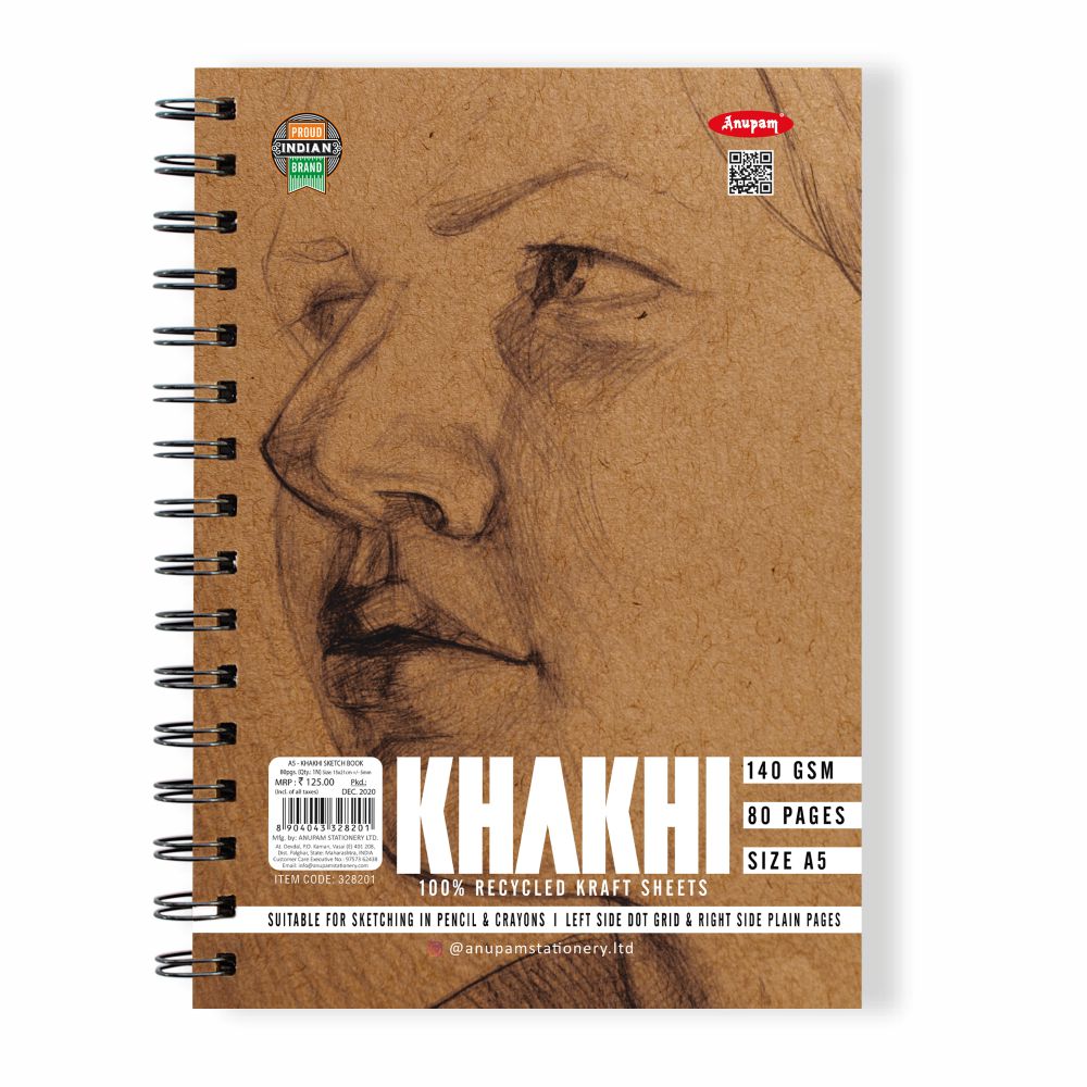 KRASHTIC A5 Sketch Book for Drawing and Sketching 140 GSM Ivory Sheet For  Artist Set of 1 Sketch Pad Price in India - Buy KRASHTIC A5 Sketch Book for  Drawing and Sketching