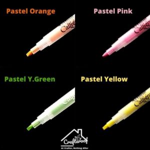 Artline Calligraphy Pens set 3.0 – Warm Pastel